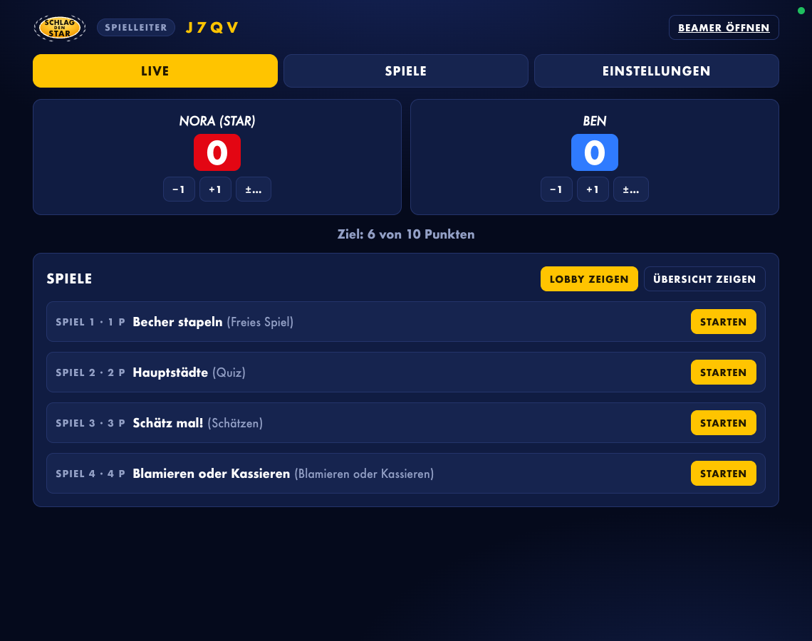Live-Tab