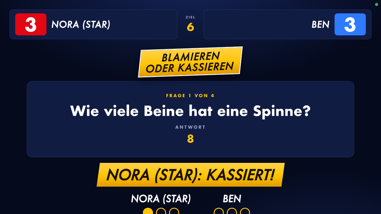 Kassiert-Banner